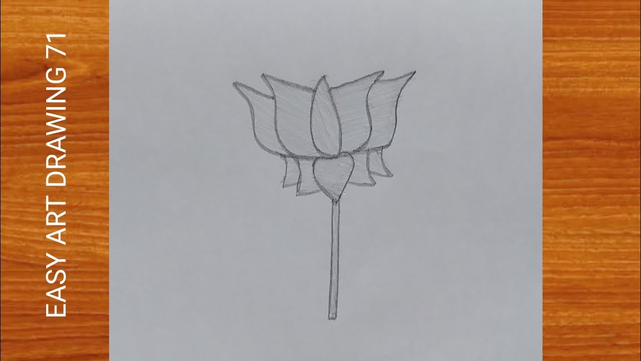 Beautiful flowers drawing easy || step by step tutorial flowers drawing #flower #drawing #viral 