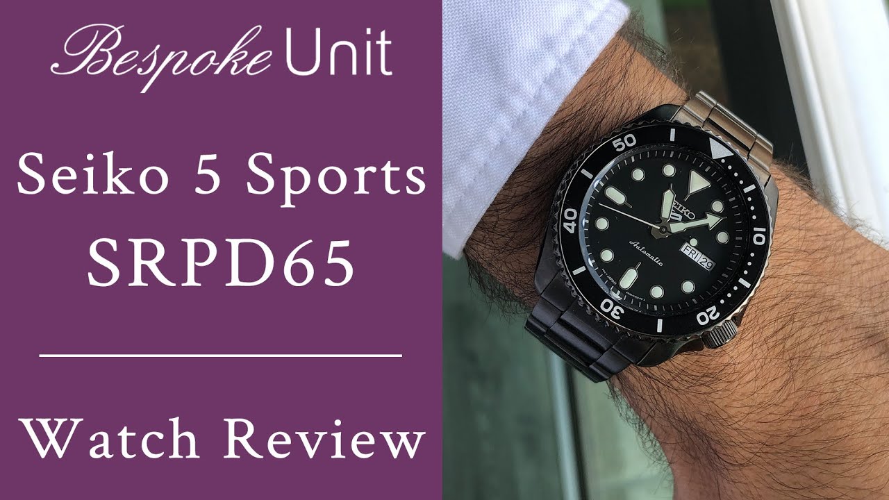 Обзор Seiko SRPD65: дайверские часы Seiko All-Black PVD на браслете