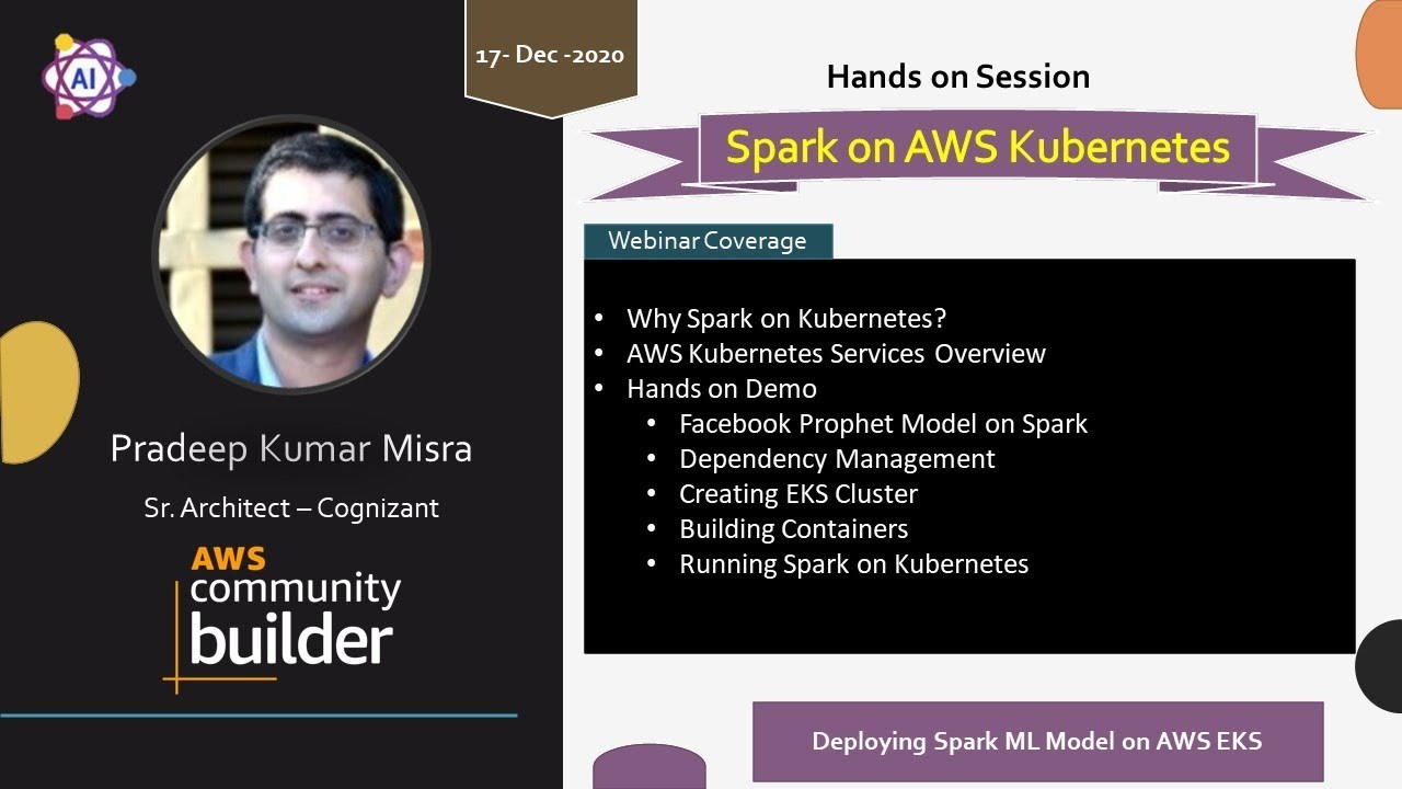 Spark and Machine Learning on Kubernetes in AWS - Hands on webinar