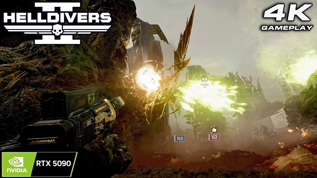 Helldivers 2: 4K Gameplay No Commentary ULTRA Settings | RTX 5090 P1013