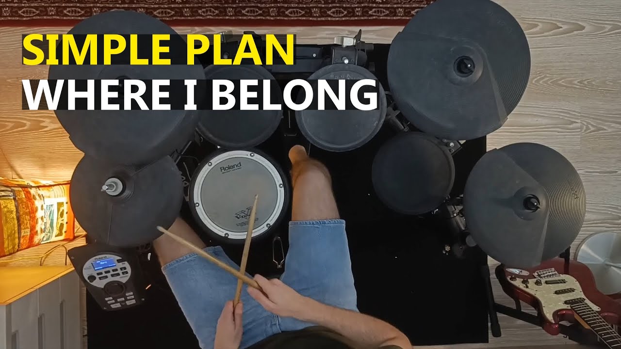 Simple Plan & State Champs - Where I Belong ft. We The Kings (Drum Cover)