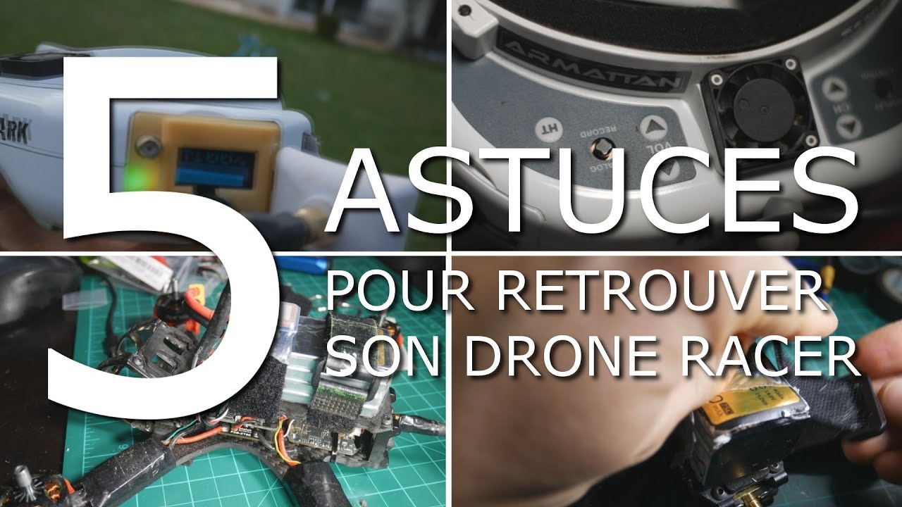5 astuces pour retrouver son drone racer après un crash (avec tuto GPS)