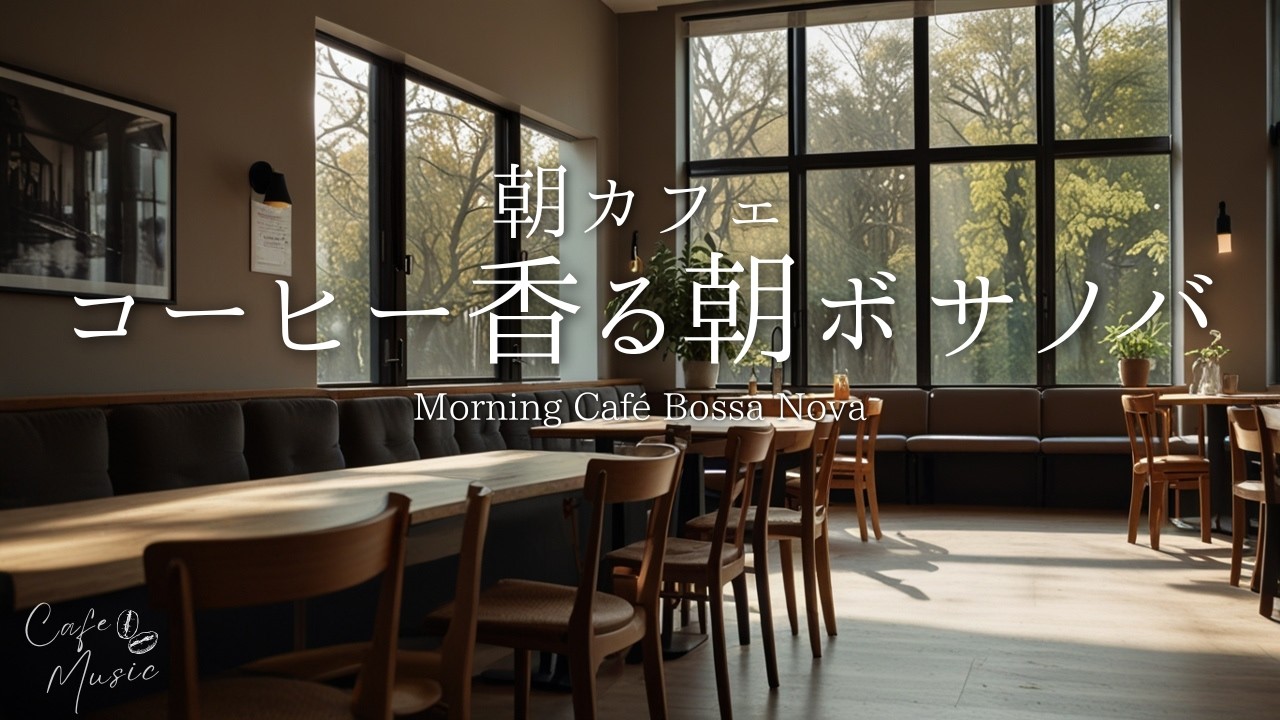 【朝カフェBGM】コーヒー香る朝に 静かで心地いいジャズボッサ｜作業・読書・リラックス｜Morning Café Bossa Nova | Study, Work, Relax