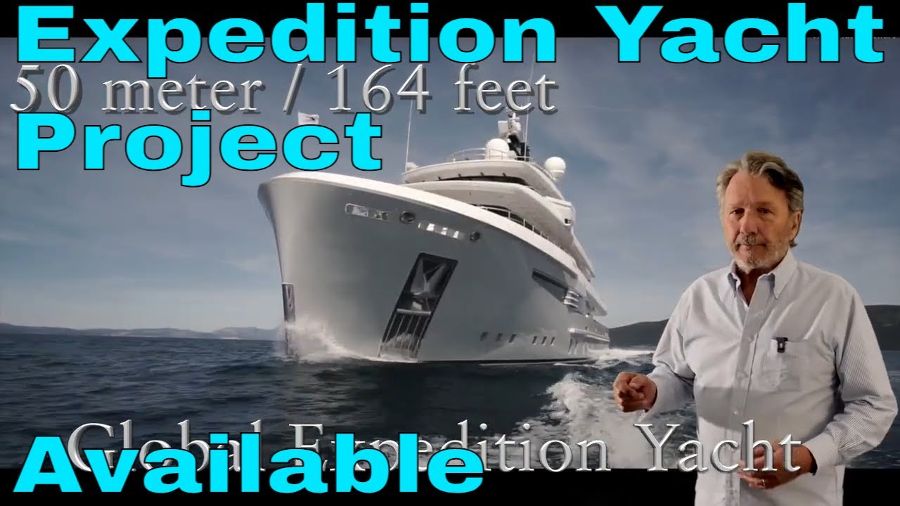 Проект экспедиционной яхты ледового класса длиной 164 фута / 50 м с корпусом и оборудованием дост...