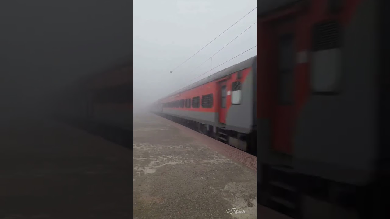 MALDA TOWN-OLD DELHI FARAKKA EXPRESS |on brutal speed | High speed | #maniaexpress