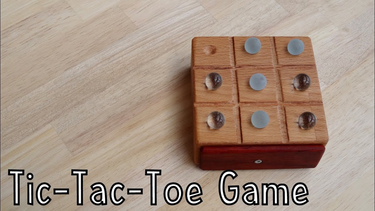 How To Make a Marble Tic-Tac-Toe Game out of Wood - Toys For Charity