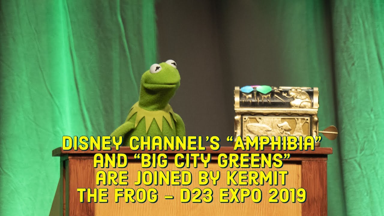 Disney Channel's “Amphibia” and “Big City Greens” are Joined by Kermit the Frog - D23 Expo 2019