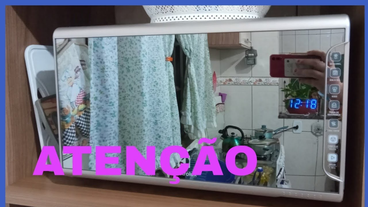 COMO LIMPAR O MICROONDAS ESPELHADO do geito certo/ Qualquer produto pode DANIFICAR SEU MICROONDAS