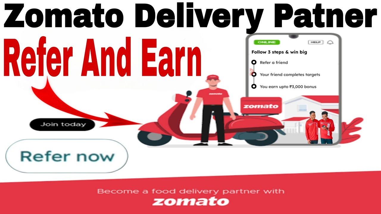 Earn BIG with Zomato Delivery Referrals!