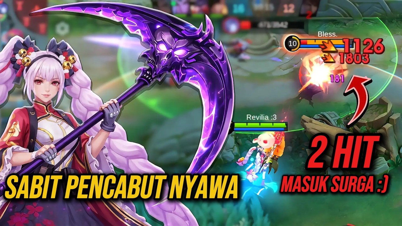 TERLALU SAKIT, BUILD PENCABUT NYAWA INI BIKIN MUSUH KEJANG2 - Mobile Legends