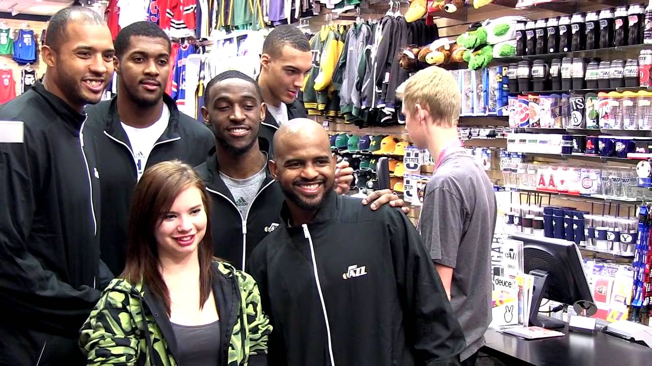 Utah Jazz Players Hit the Streets 2013