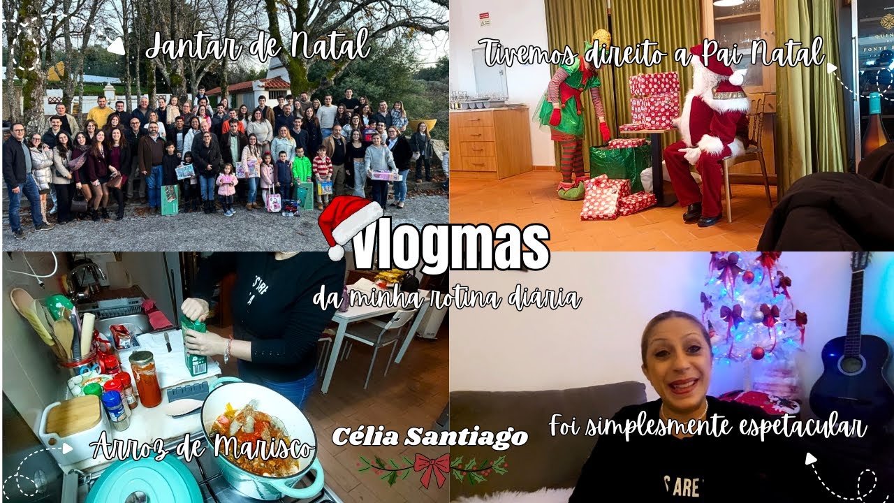 Jantar de Natal da Empresa | Tivemos direito a Pai Natal e Tudo | Arroz de Marisco | Foi fantástico