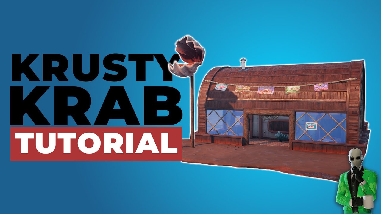 Как СДЕЛАТЬ Крабсбургер из мультфильма «Губка Боб» в Fortnite Creative