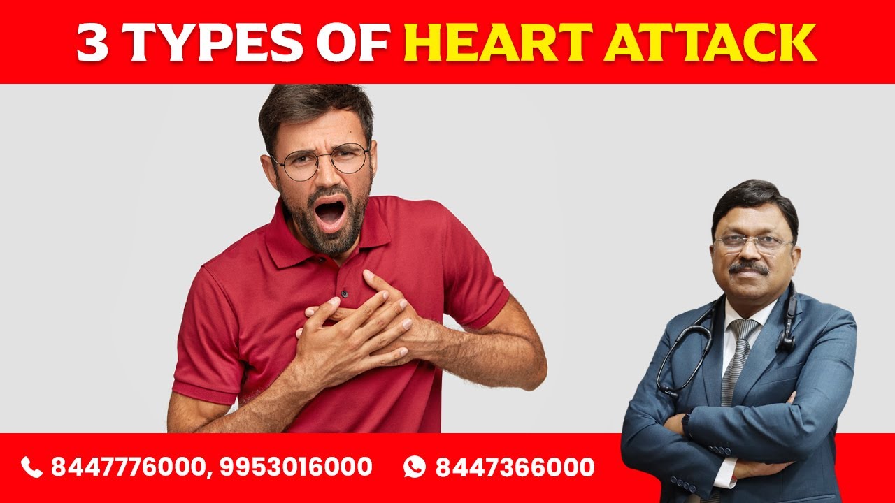 3 Types of heart attack | Dr. Bimal Chhajer | Saaol