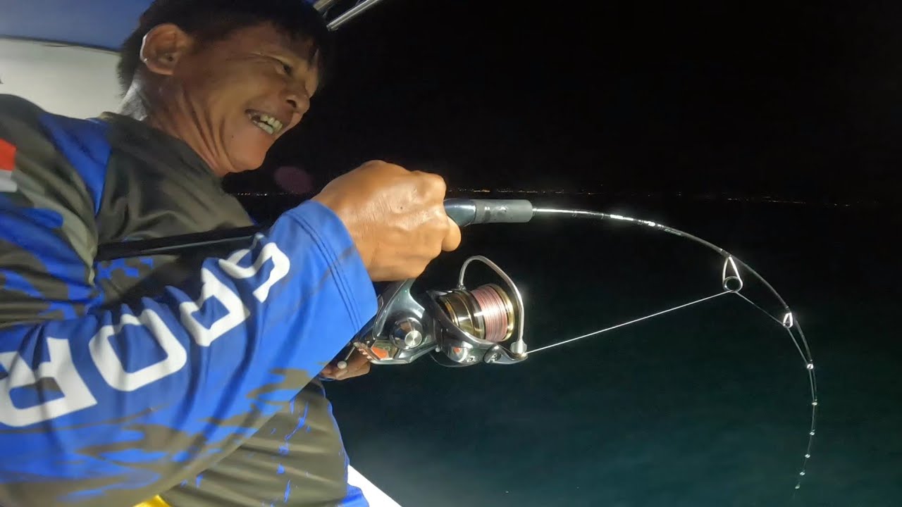 TARIKAN IKAN MALAM NGERI❗️❗️ SEMUA KEBAGIAN STRIKE.