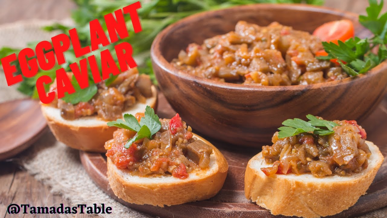 Eggplant Caviar Recipe  | Eggplant summer dish | Georgian cuisine