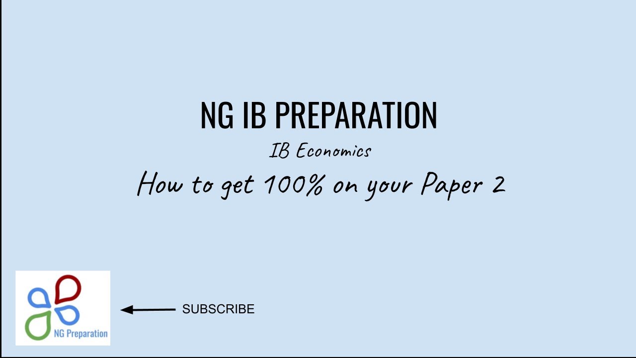Going over my 20/20 Paper 2 IB Economics Mock Exam - Tips and Tricks