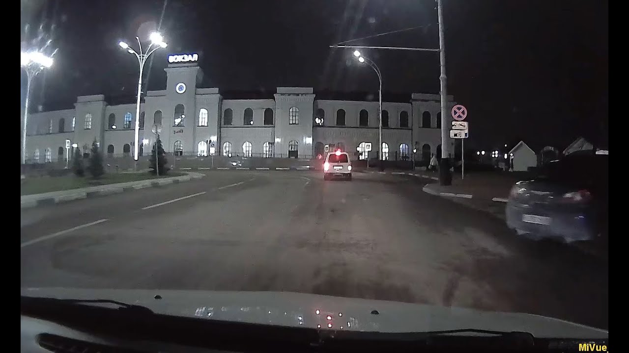 Тамбов. От кольца Магистральная - Мичуринская до жд вокзала за 11 минут
