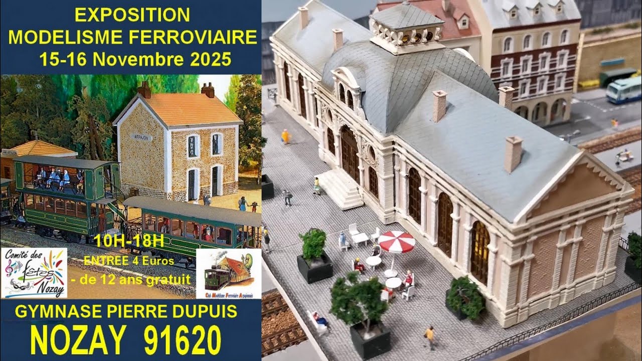 Expo train miniature Nozay 15 & 16/11/2025