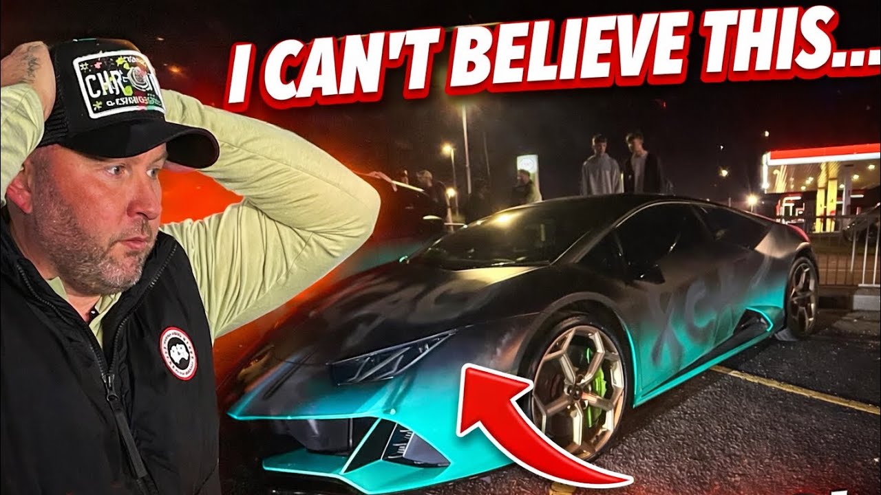 I Spray Painted My Lamborghini at a Car Meet (Bad Idea)
