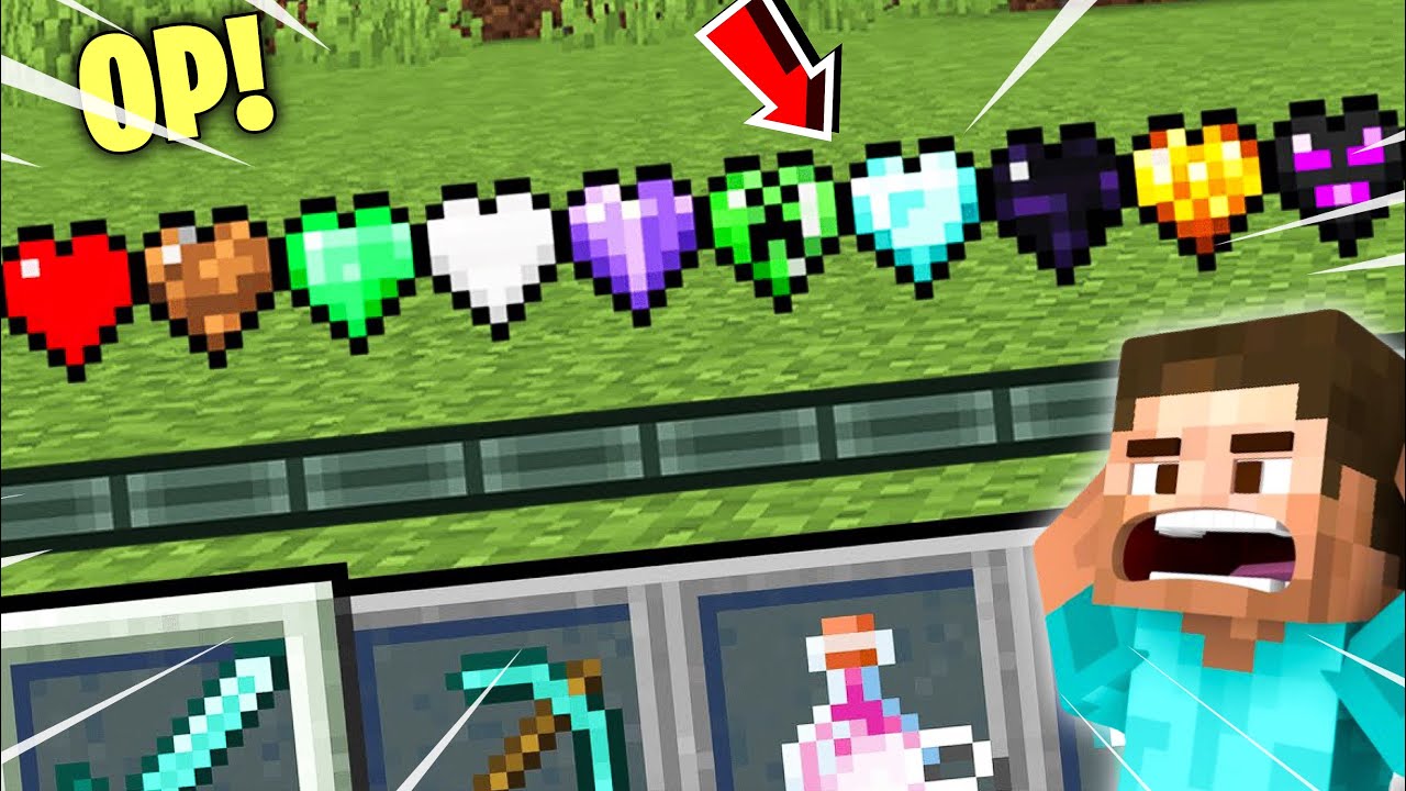 Minecraft, But There Are Custom Hearts…