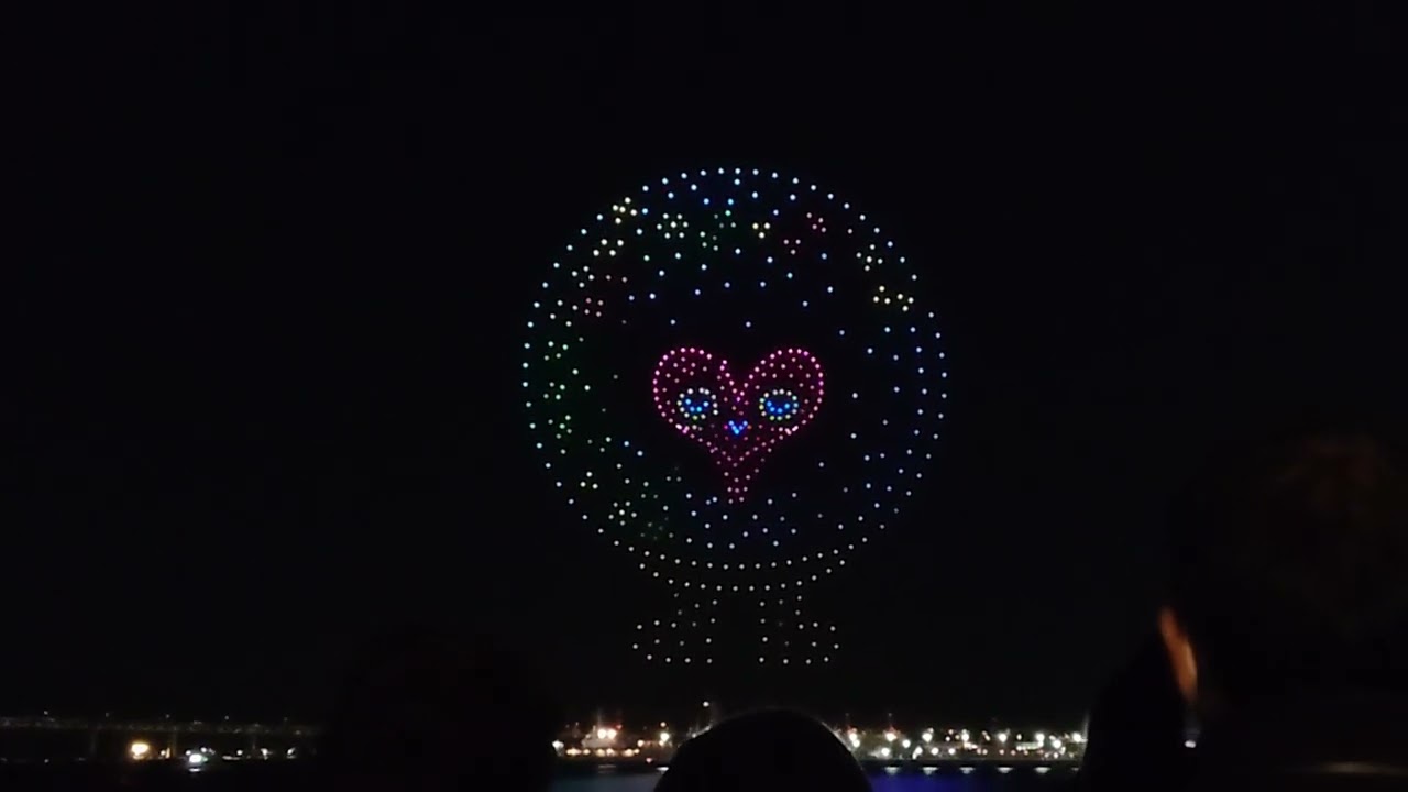 地球と。咲きに行こう。1 year to go. GREEN×EXPO 2027 ドローンショー supported by DRONE SHOW JAPAN