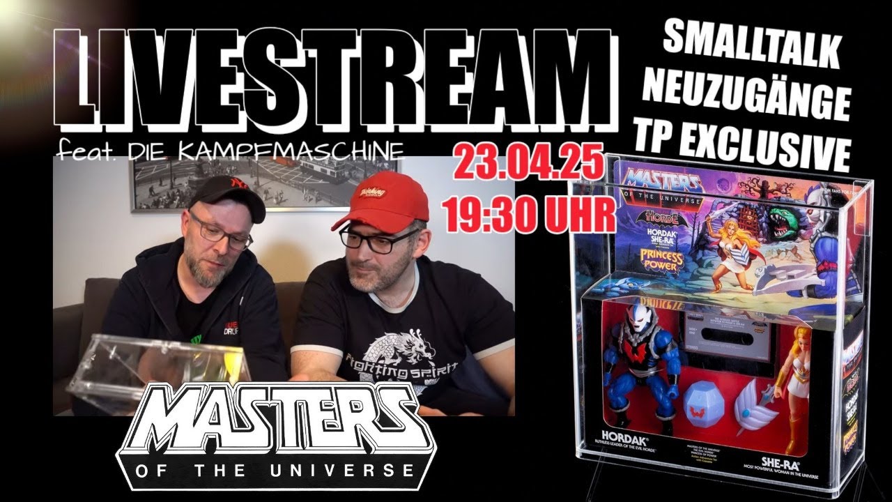 RETRO LIVESTREAM mit Aslan MotU/Smalltalk/Neuzug&auml;nge/Toyplosion.
