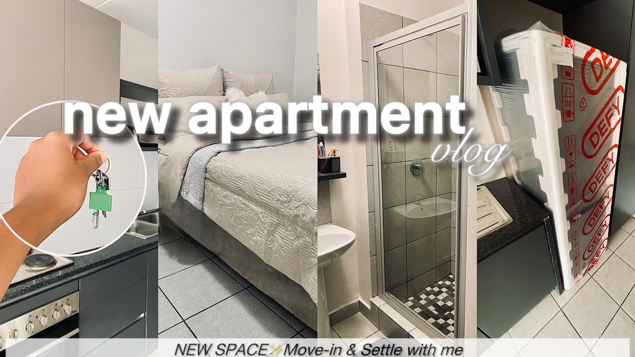 MOVE IN VLOG🏠✨moving into my first apartment | cleaning, unpacking & settling in | apartment tour🤍