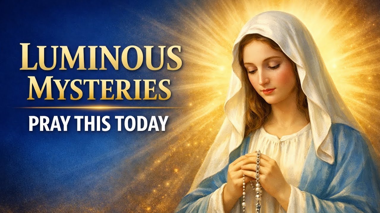 🙏THE LUMINOUS MYSTERY OF THE HOLY ROSARY OF THE BLESSED VIRGIN MARY 