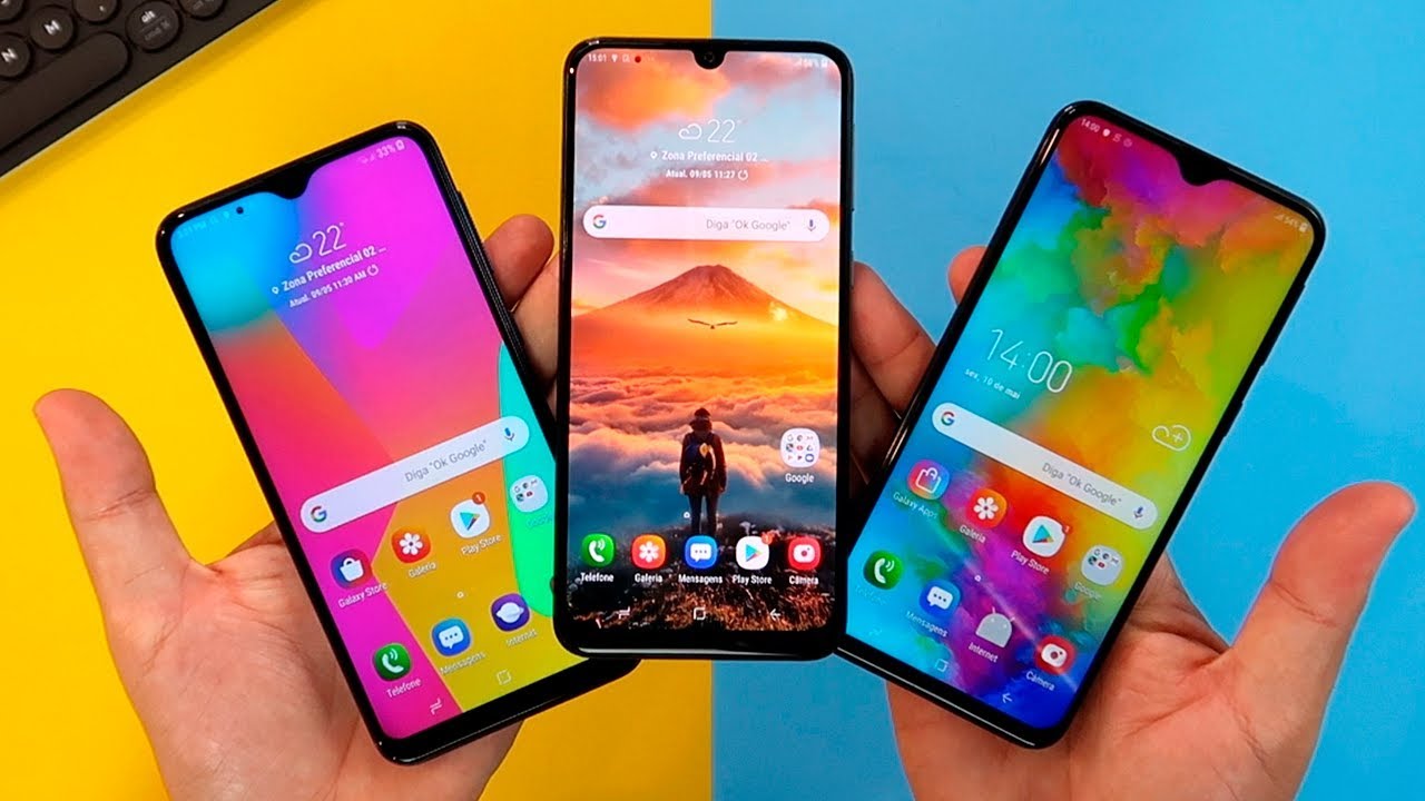 Samsung Galaxy M10, Galaxy M20 e Galaxy M30.  O que muda e qual vale mais a pena?
