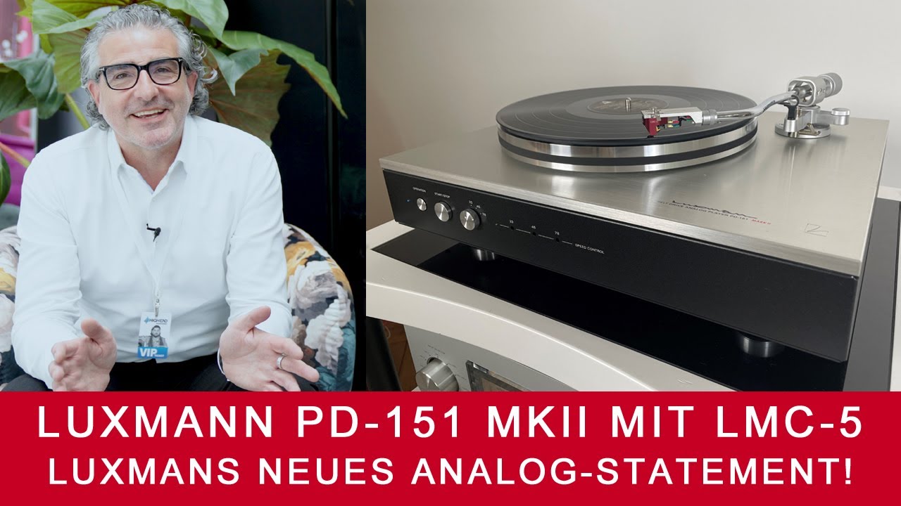 Luxman PD-151 MKII mit LMC-5 | Das Analog-Statement - Made in Japan!