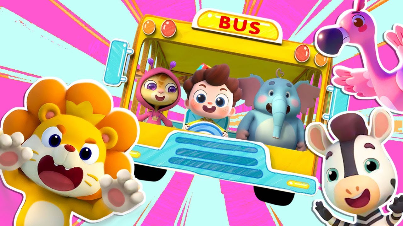 バスがはしるよ🚌バスのうた | はたらく車 | イエス！ネオ | 赤ちゃんが喜ぶ歌 | 童謡 | アニメ | 動画 | ベビーバス| BabyBus