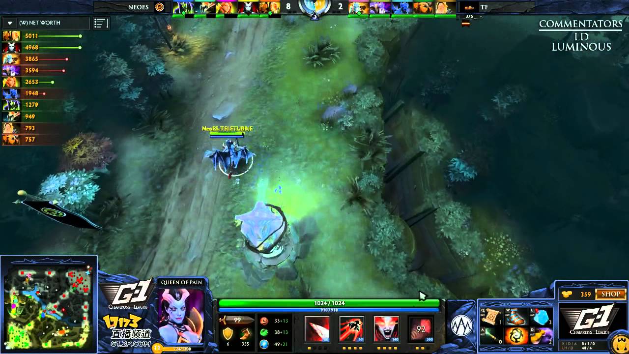 Tongfu vs NeoES.TH - Game 1 (G1 League - Phase 2) [TELETUBBIE DOTA]