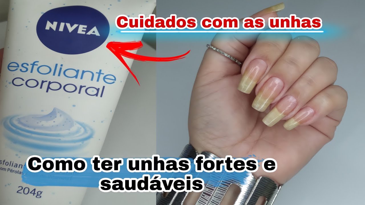 Como ter unhas grandes fortes e saud&aacute;veis | Meus cuidados com as unhas naturais