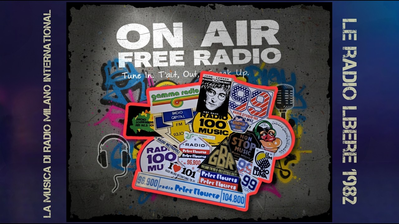 LE RADIO LIBERE 1982 MUSICA DJ JINGLE SPOT NEL PERIODO D'ORO DELL'FM