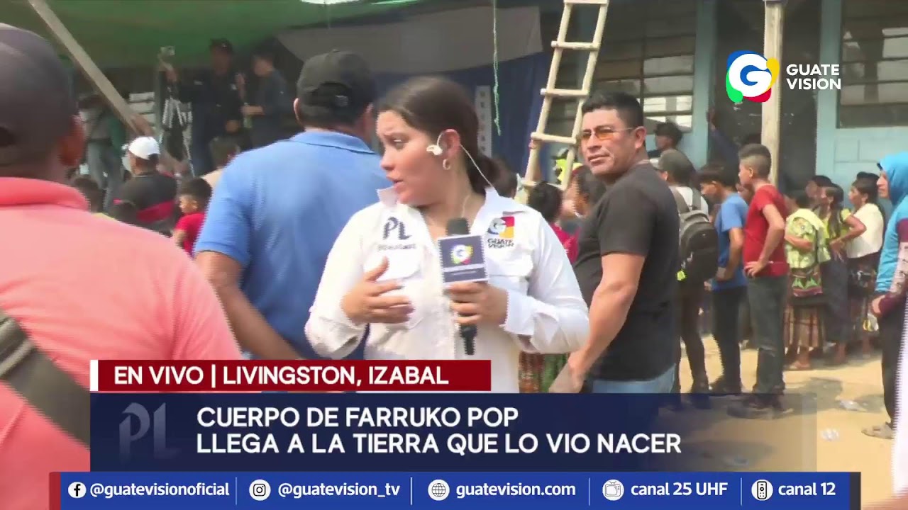 Cuerpo de Farruko Pop llega a Livingston, Izabal donde será velado y posteriormente inhumado