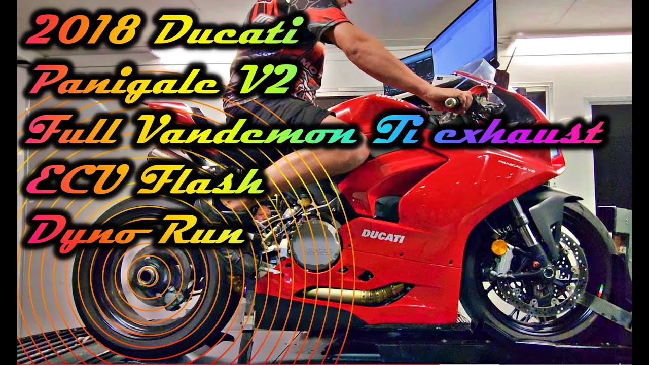 2020 Ducati Panigale V2 with full Titanium Vandemon exhaust
