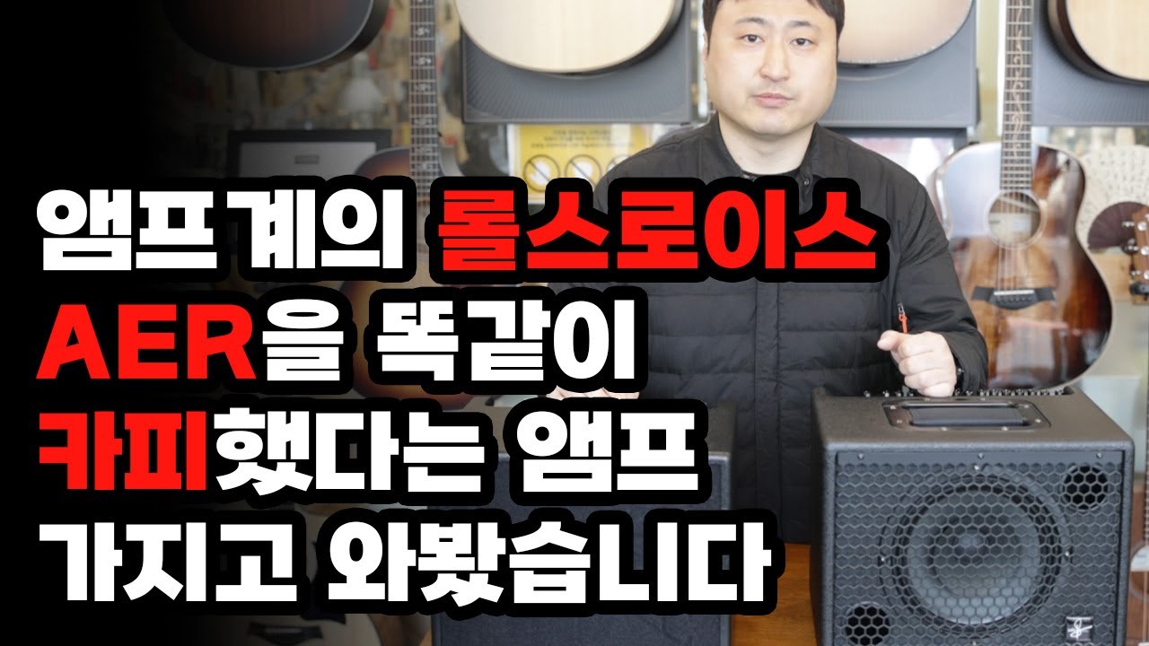 오리지널을 똑같이 배꼈다는 통기타 앰프 과연 100만원만큼 차이날까요? (AER Compact 60/4 vs Udo Da Capo 75)