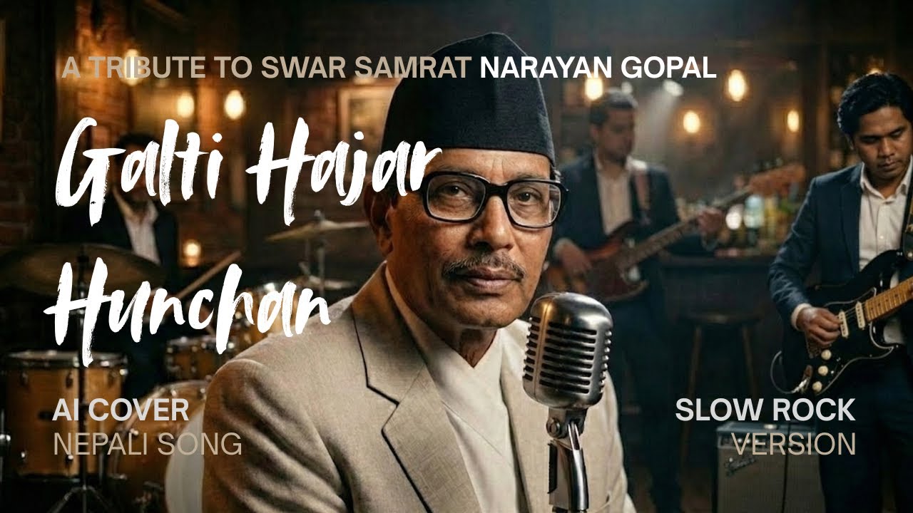 Galti Hazar Hunchan - Official Music Video - Slow Rock Cover | Narayan Gopal Tribute🇳🇵