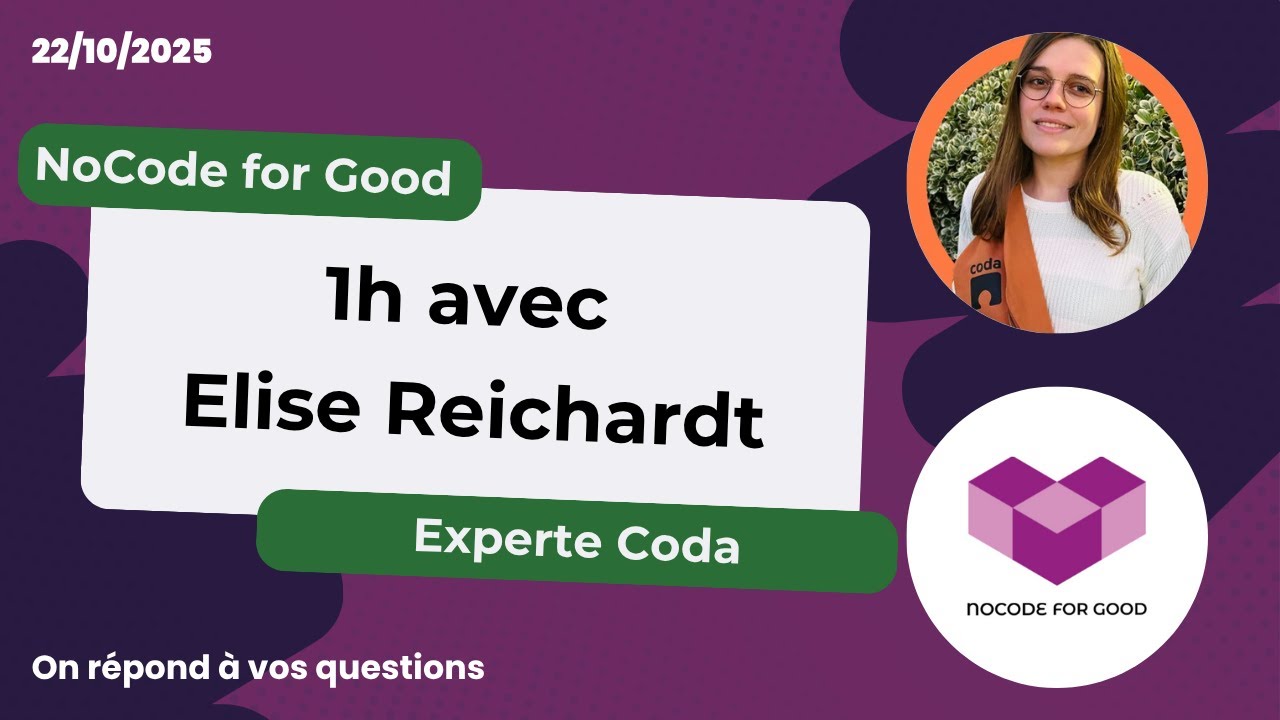 Révolutionner son association avec Coda   NoCode for Good