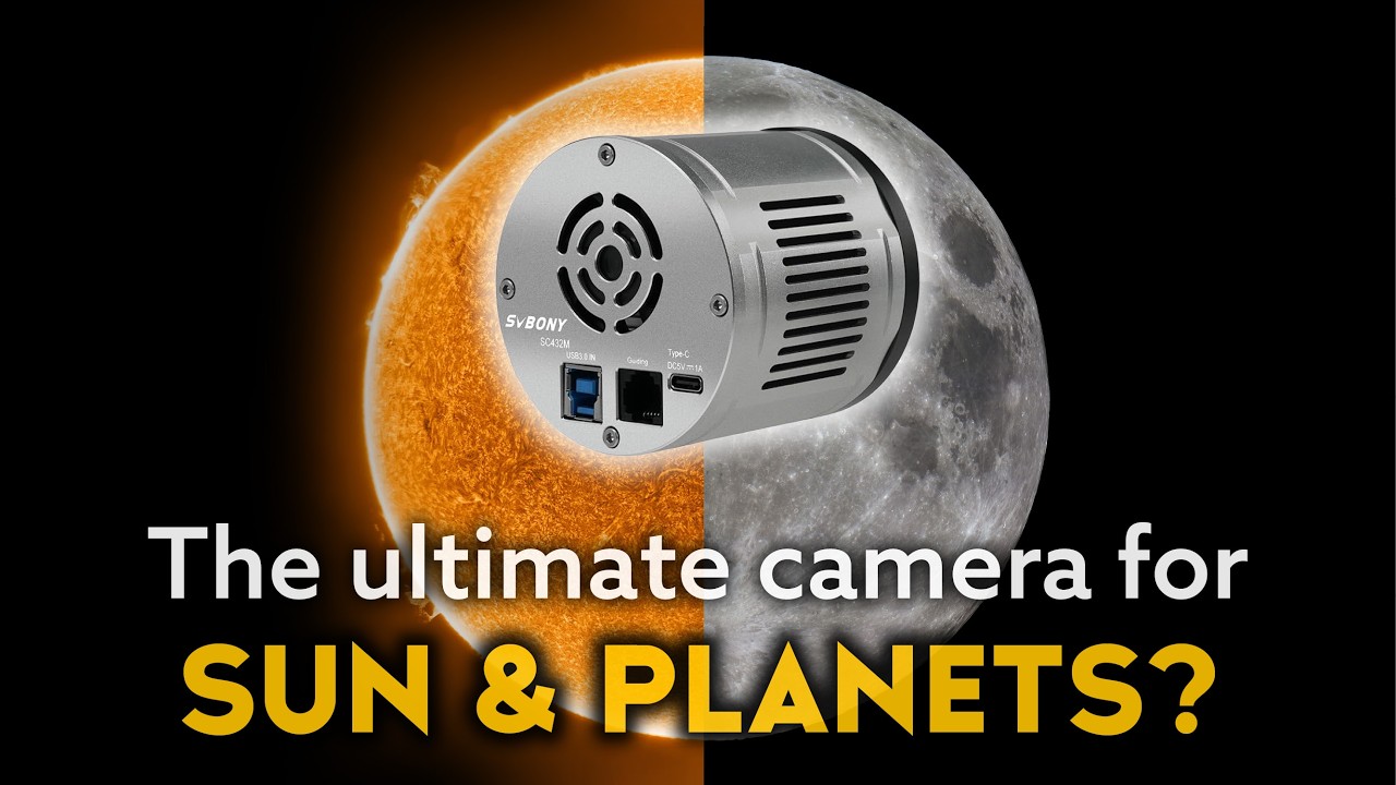 SVBony SC432M 👉 Is This the BEST Camera for SOLAR and PLANETARY Imaging?