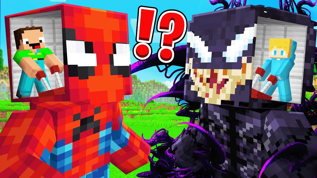 Billy wird SPIDERMAN und UKRI VENOM SUPERHELD in Minecraft!
