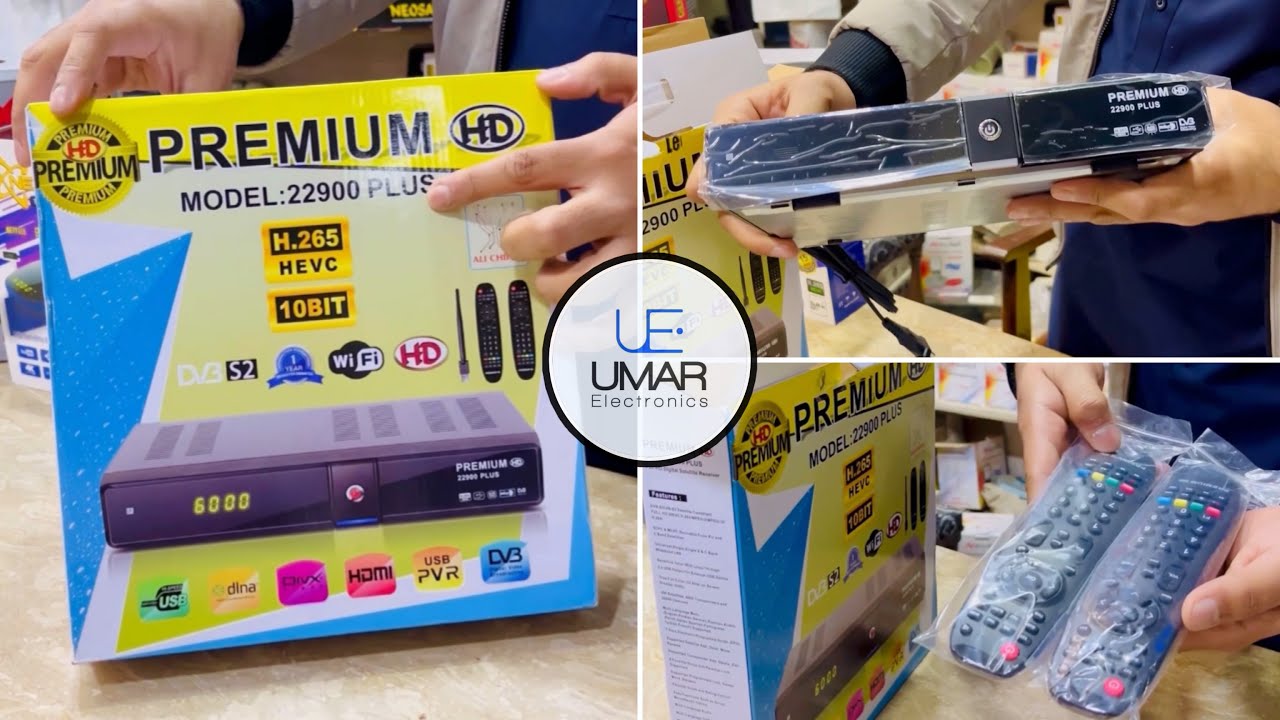 PREMIUM 22900 Plus 10BIT Ali Chip Unboxing Details Reviews By Umar Electronics ||Hindi/Urdu||