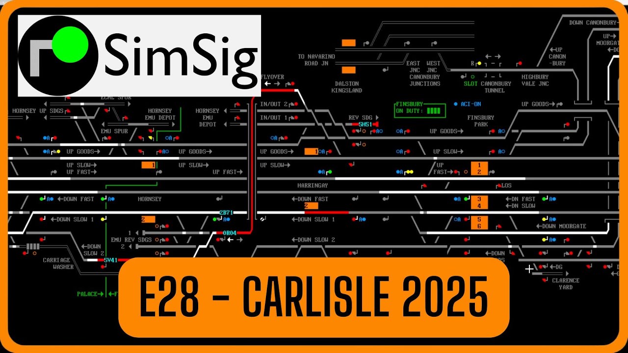 SimSig - Carlisle 2025 Fahrplan