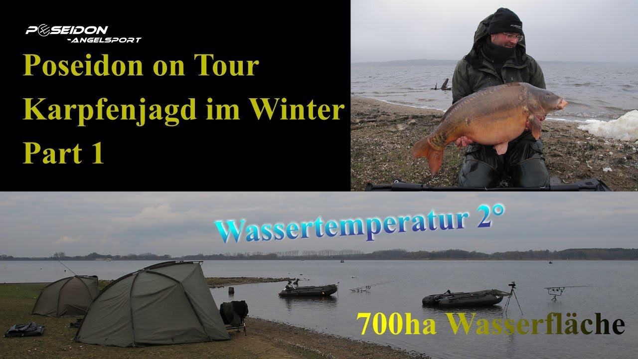 Poseidon on Tour Karpfenjagd im Winter Part 1