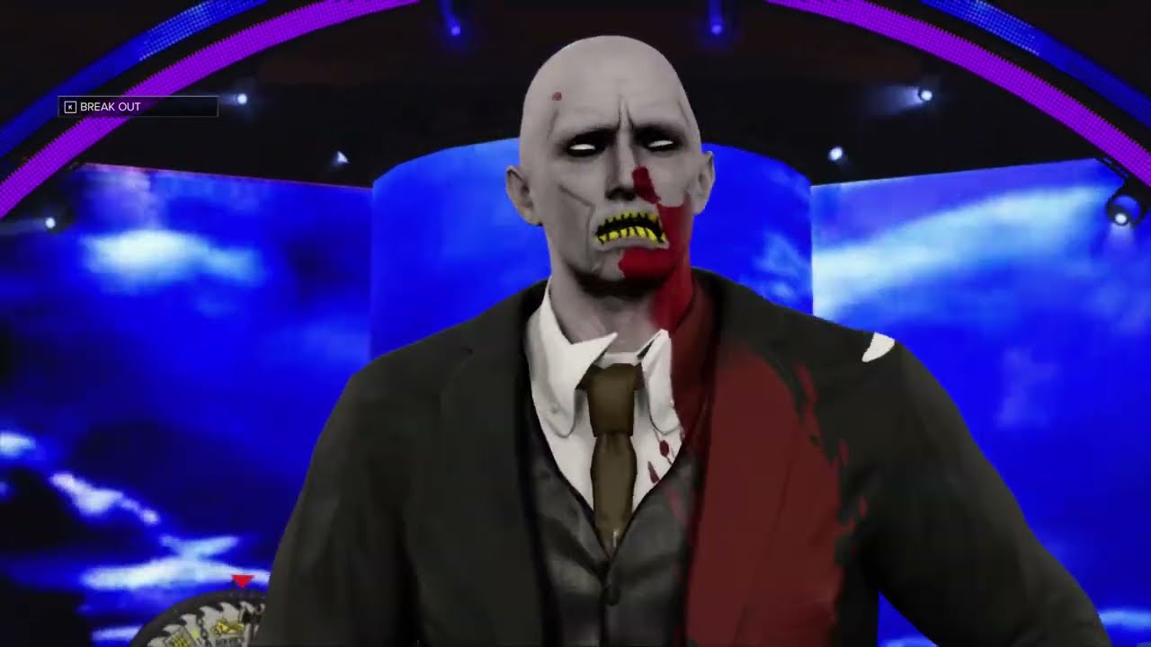 WWE 2K24 HORROR MATCH The Big Bad Wolf VS The Zombie