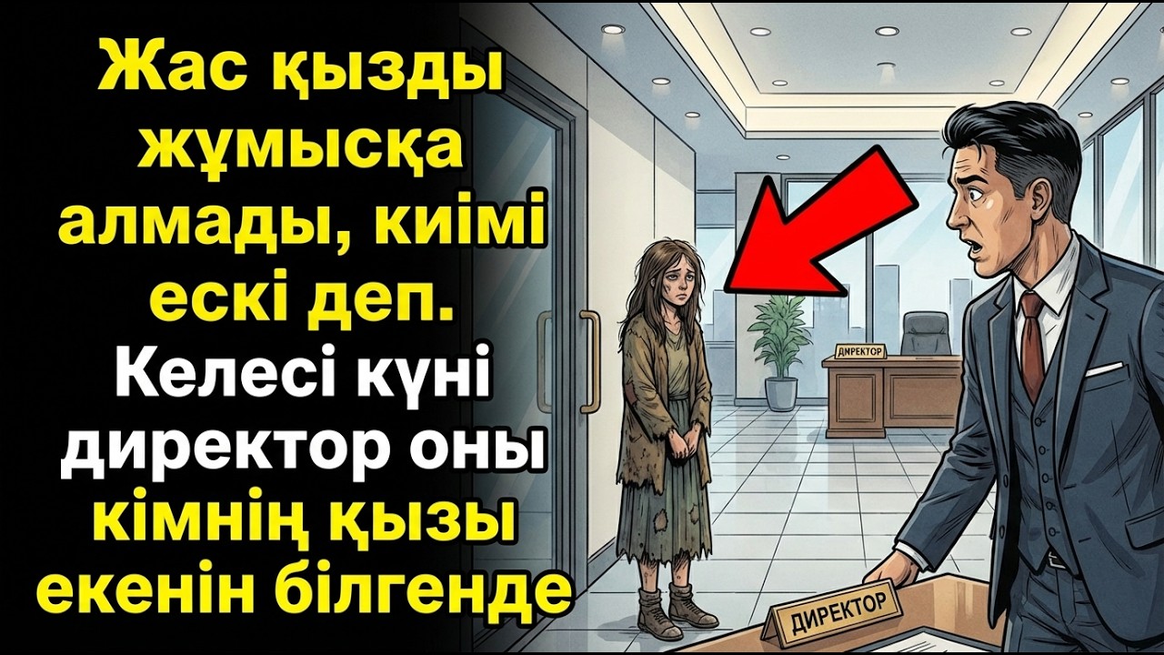 Жас қызды жұмысқа алмады, киімі ескі деп. Келесі күні директор оны кімнің қызы екенін білгенде