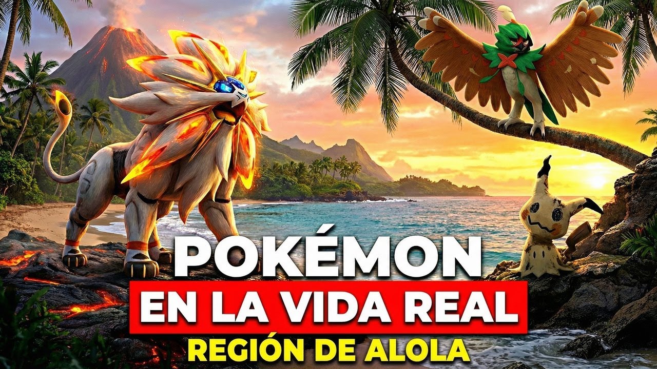 Pokémon en la Vida Real | Los 88 de la Región de Alola (Gen 7 Reimaginada con IA)
