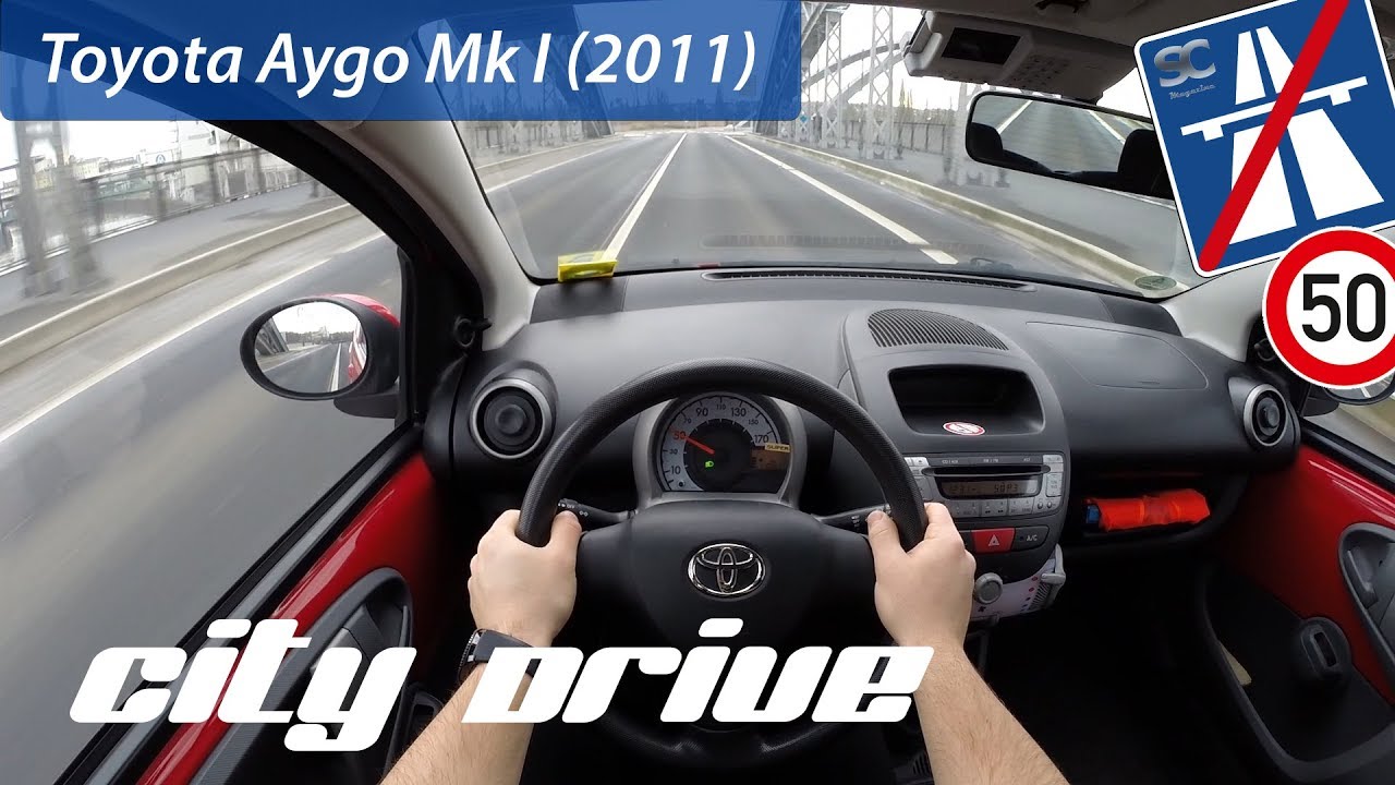 Toyota Aygo Mk1 (2011) - POV City Drive
