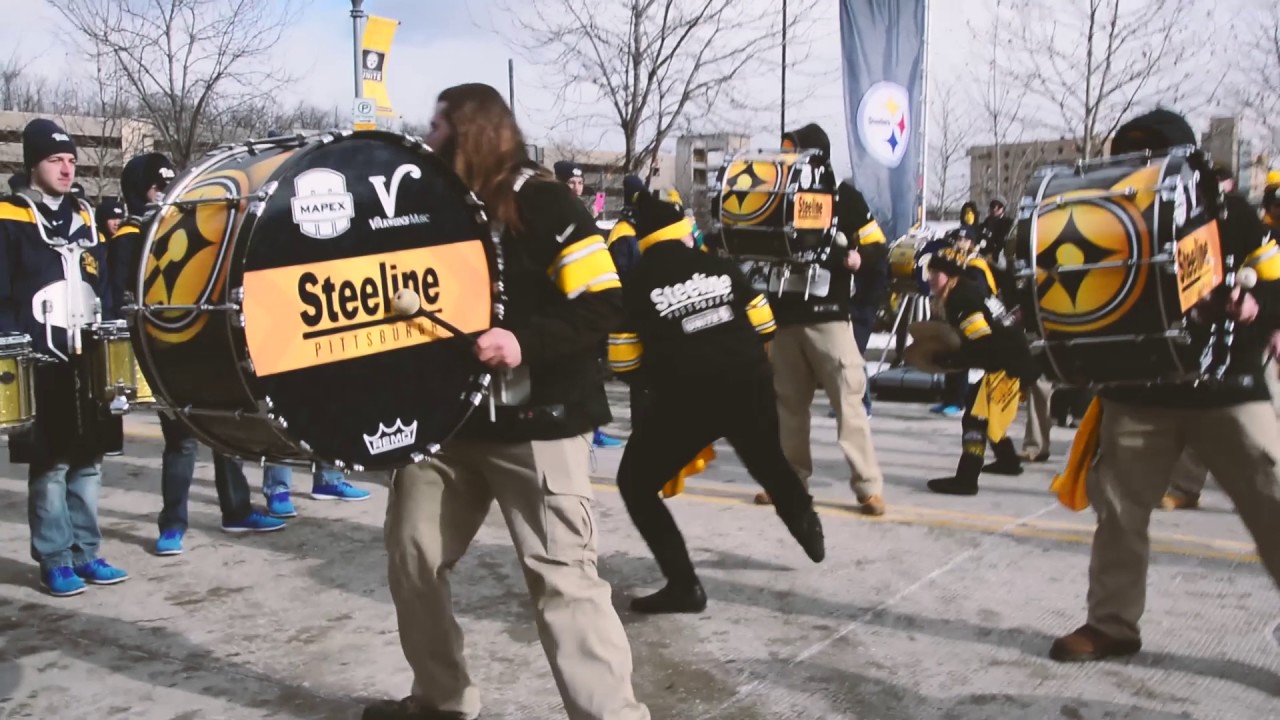 Pittsburgh Steeline - Drum Battle vs. Pitt Drumline - 1/8/17